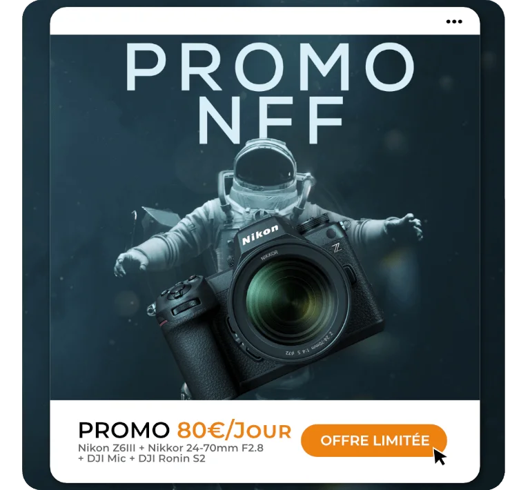 Location du pack Nikon Film Festival chez SosCine