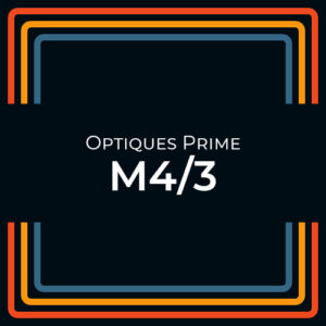 Optique Prime M4/3 pour GH5, ZCAM et Blackmagic