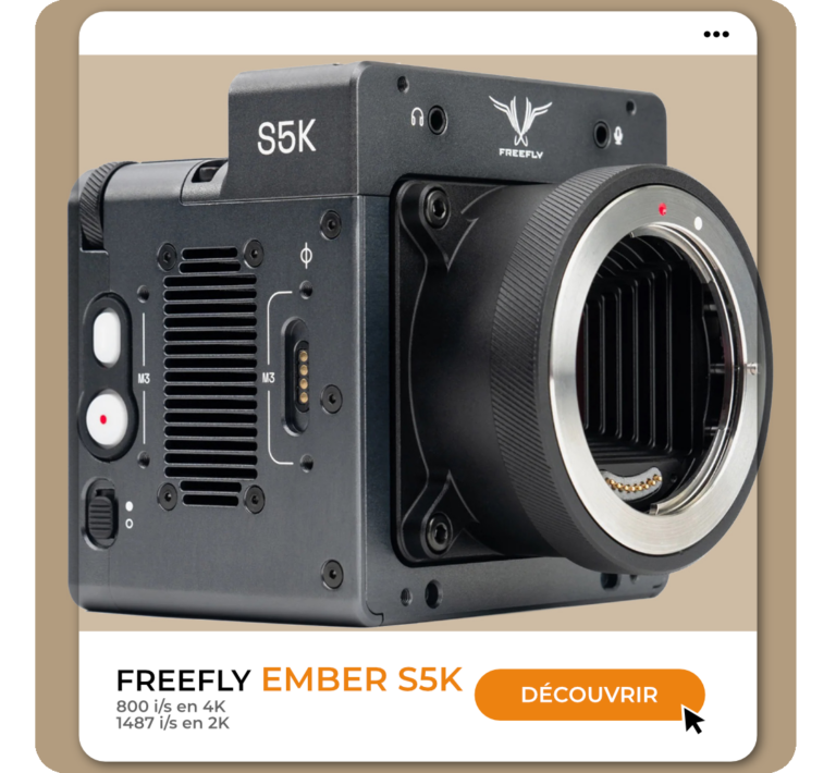 FreeFly Ember S5K caméra haute vitesse en location chez SosCine