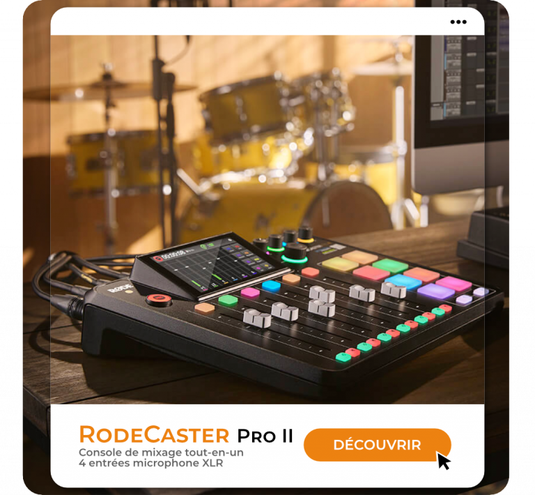 Location du Rodecaster Pro II chez SosCine